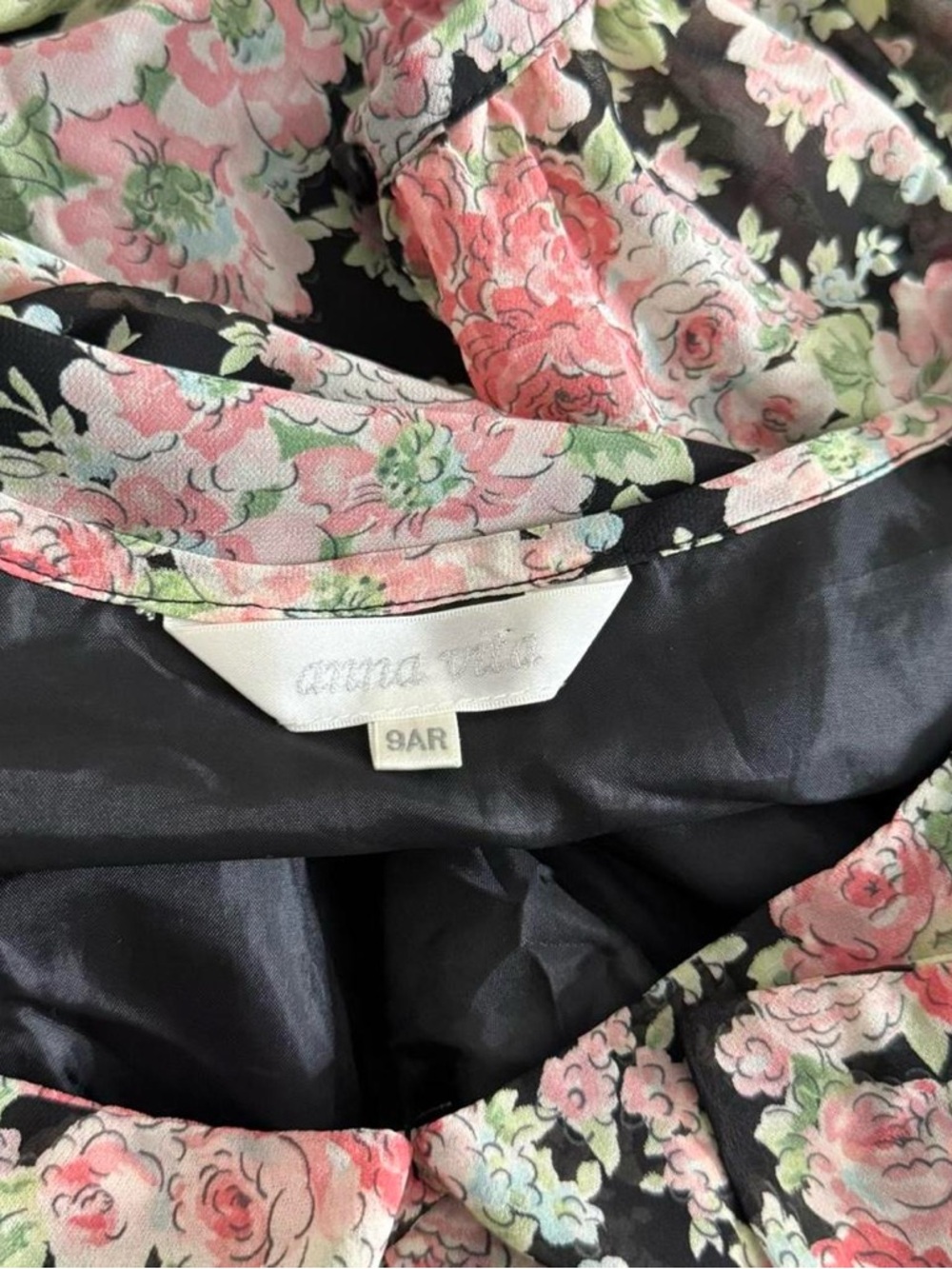 J Fashion dainty cottagecore floral drop waist dress - Picture 5 of 5